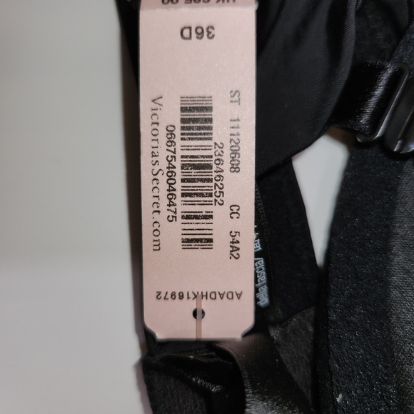 RARE NWT Balmain X Victoria's Secret fishnet bra and panty set size large! - Picture 6 of 11